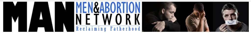 Logo featuring the words Abortion, Work, and Fatherhood.